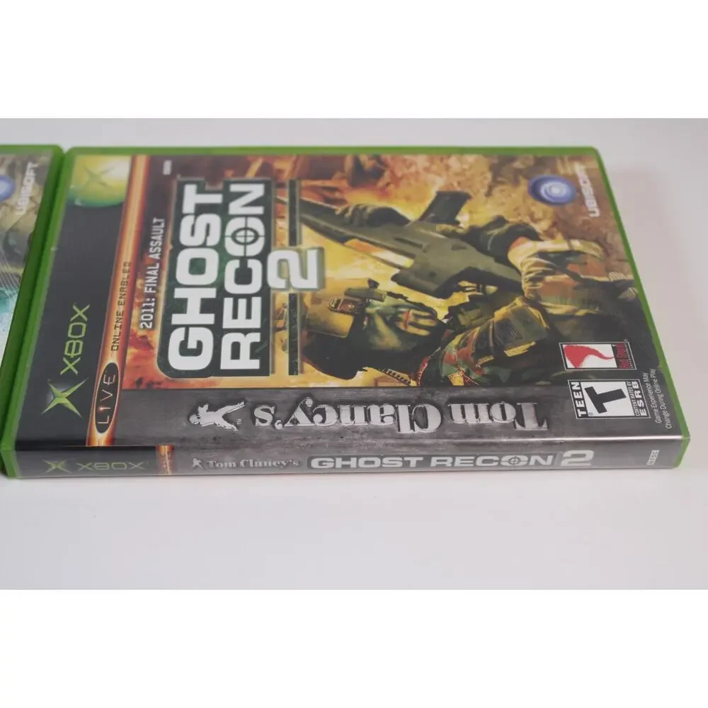 2 game bundle/lot: Ghost Recon 1 + Ghost Recon 2 (XBox) Complete, tested